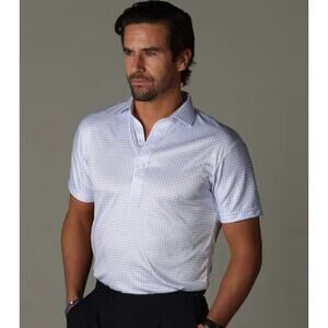 Collars & Co. Semi-Spread Collar Short-Sleeve Polo